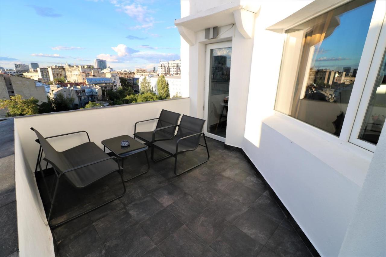 Athenee Palace Apartment - Panoramic View Terrace & Balcony - Free Minibar Bukareszt Zewnętrze zdjęcie